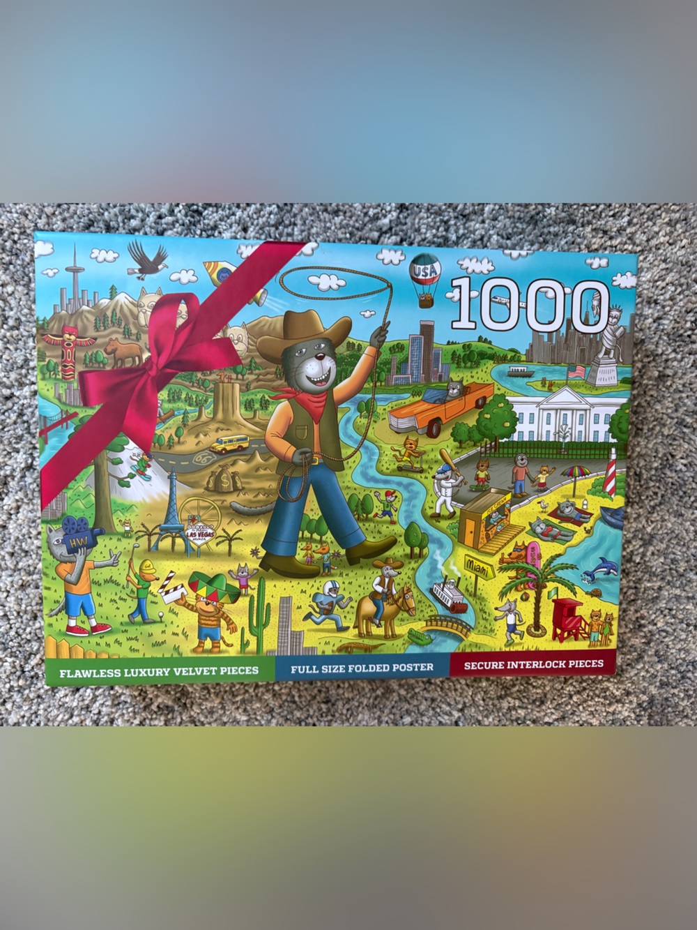 1000-Piece Puzzle - Pawsome America